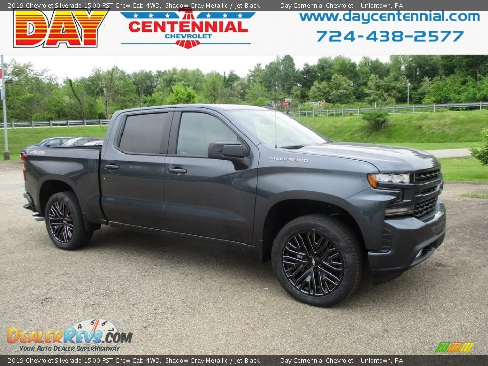 2019 Chevrolet Silverado 1500 RST Crew Cab 4WD Shadow Gray Metallic / Jet Black Photo #1