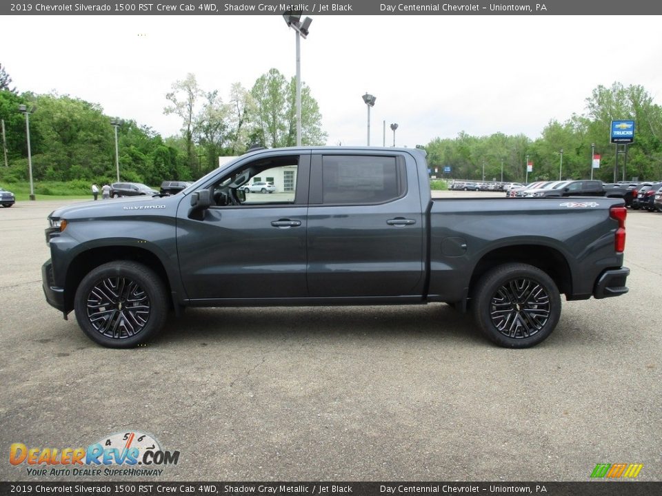 Shadow Gray Metallic 2019 Chevrolet Silverado 1500 RST Crew Cab 4WD Photo #2