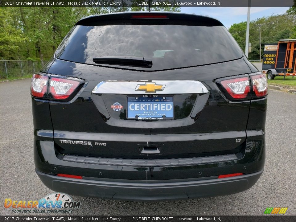 2017 Chevrolet Traverse LT AWD Mosaic Black Metallic / Ebony Photo #6