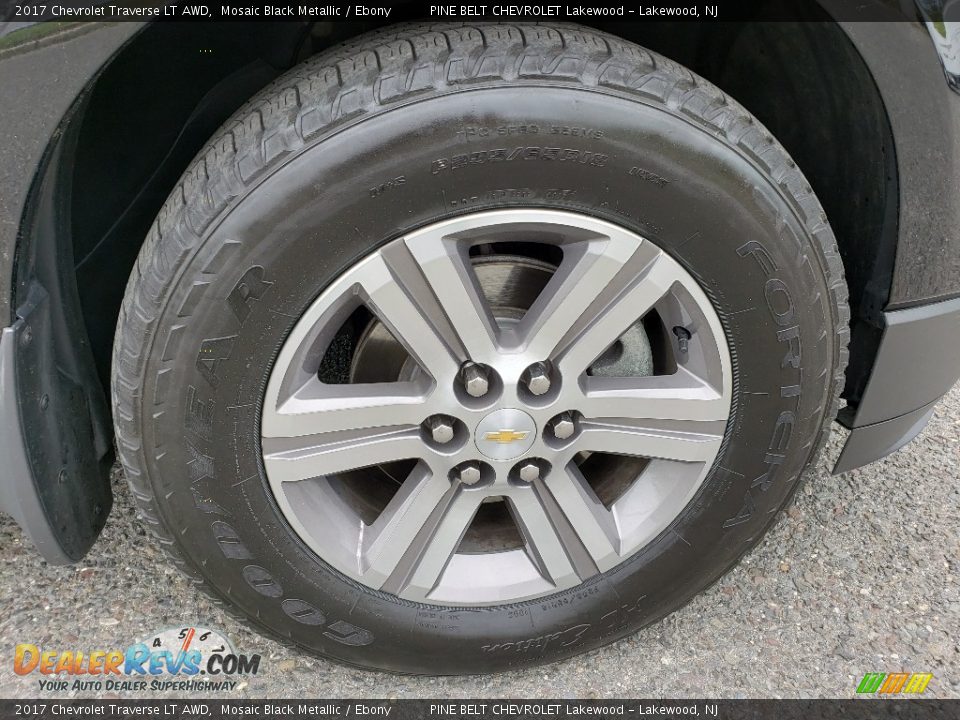 2017 Chevrolet Traverse LT AWD Mosaic Black Metallic / Ebony Photo #9