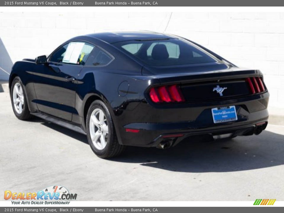2015 Ford Mustang V6 Coupe Black / Ebony Photo #2