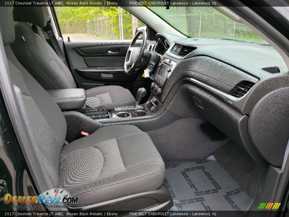 2017 Chevrolet Traverse LT AWD Mosaic Black Metallic / Ebony Photo #11