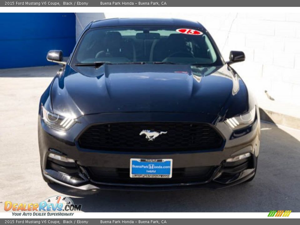 2015 Ford Mustang V6 Coupe Black / Ebony Photo #7