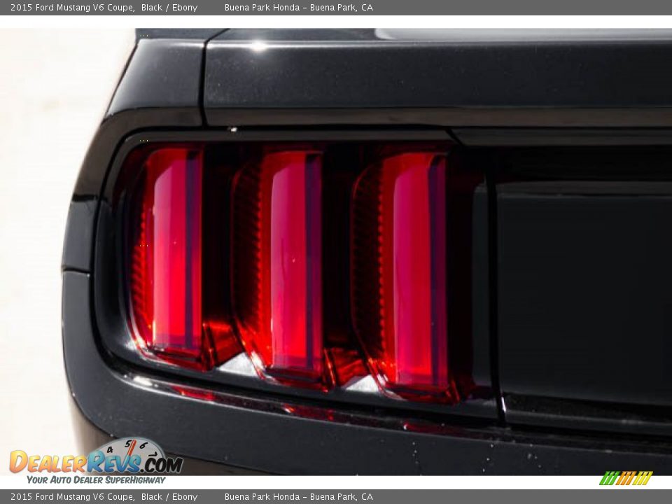 2015 Ford Mustang V6 Coupe Black / Ebony Photo #10