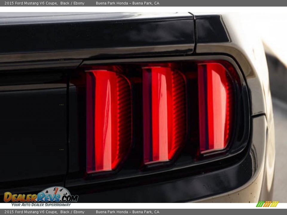 2015 Ford Mustang V6 Coupe Black / Ebony Photo #11
