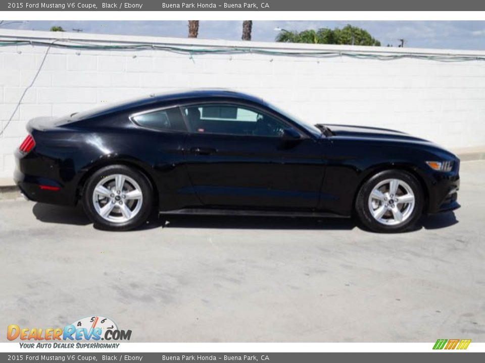 2015 Ford Mustang V6 Coupe Black / Ebony Photo #12