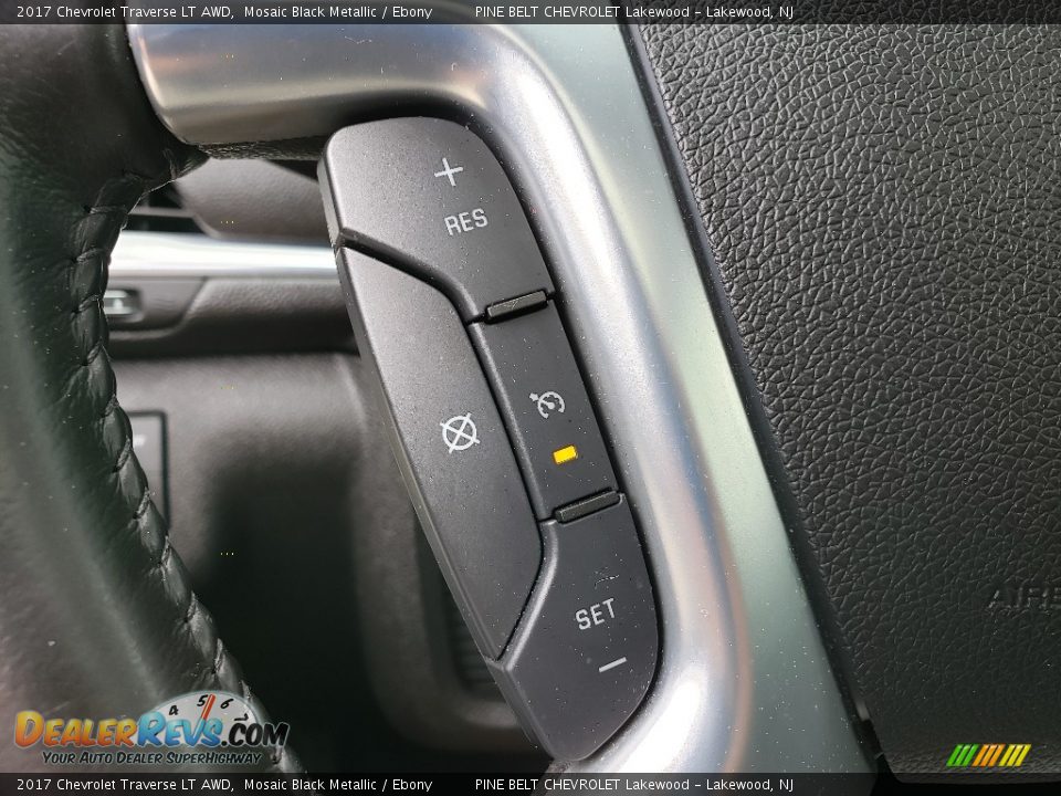 2017 Chevrolet Traverse LT AWD Mosaic Black Metallic / Ebony Photo #18