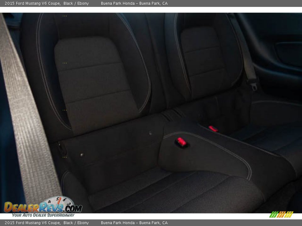 2015 Ford Mustang V6 Coupe Black / Ebony Photo #16