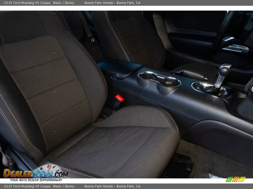 2015 Ford Mustang V6 Coupe Black / Ebony Photo #17