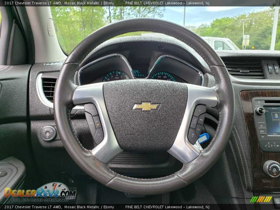 2017 Chevrolet Traverse LT AWD Mosaic Black Metallic / Ebony Photo #21