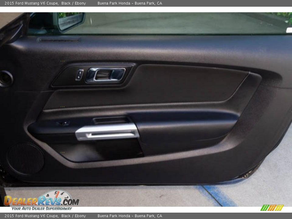 2015 Ford Mustang V6 Coupe Black / Ebony Photo #23