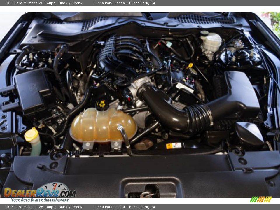 2015 Ford Mustang V6 Coupe Black / Ebony Photo #24