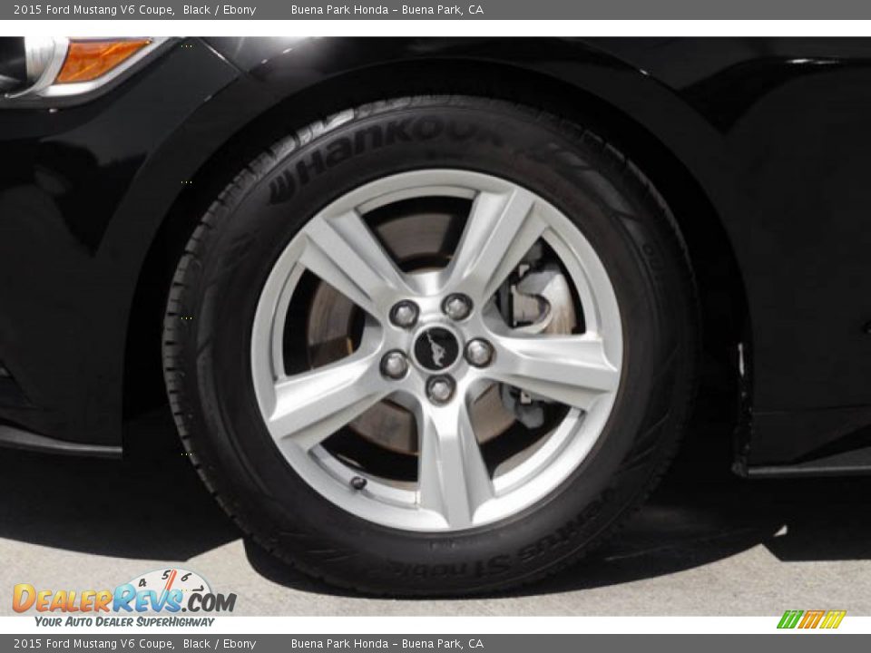 2015 Ford Mustang V6 Coupe Black / Ebony Photo #26