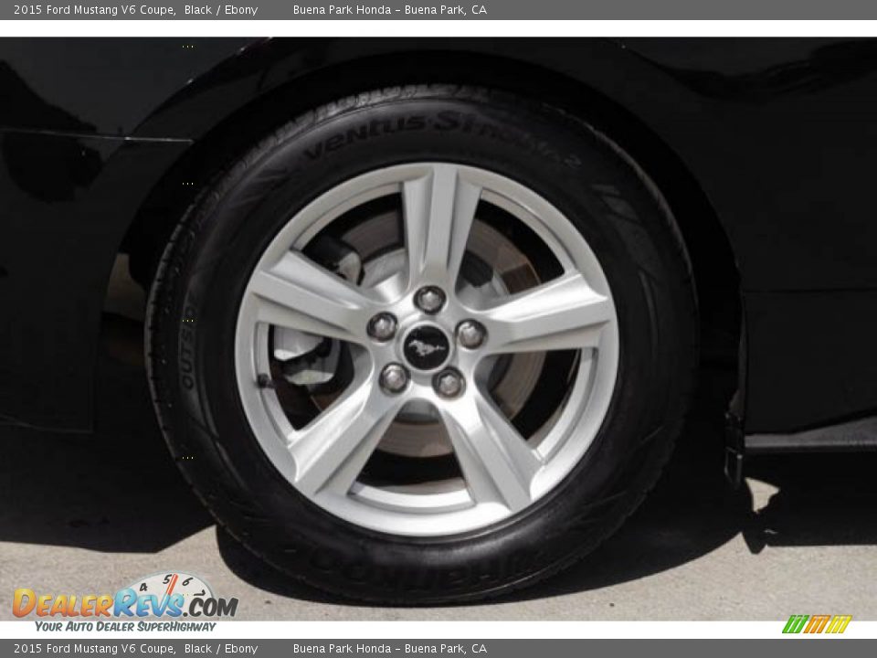 2015 Ford Mustang V6 Coupe Black / Ebony Photo #27