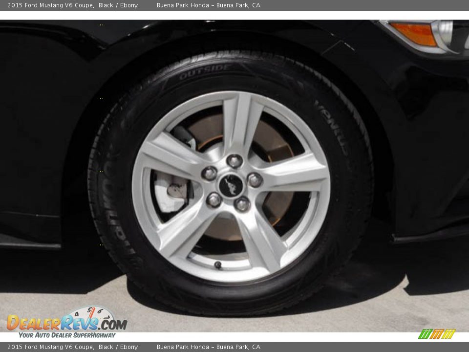 2015 Ford Mustang V6 Coupe Black / Ebony Photo #28