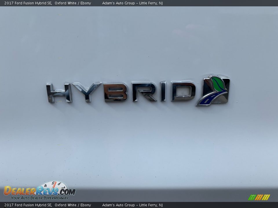 2017 Ford Fusion Hybrid SE Oxford White / Ebony Photo #30