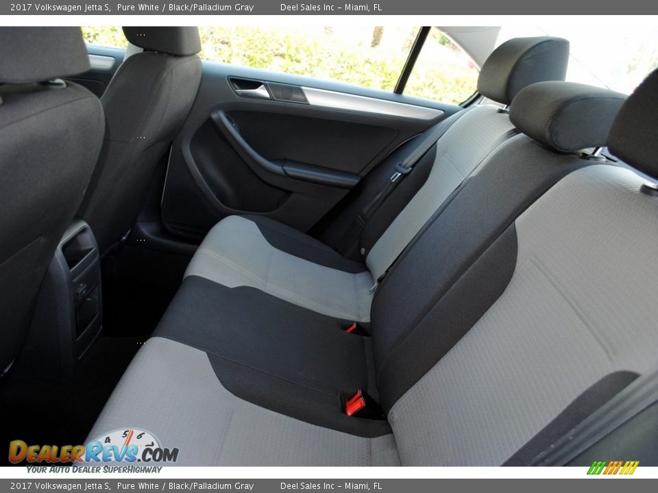 2017 Volkswagen Jetta S Pure White / Black/Palladium Gray Photo #10