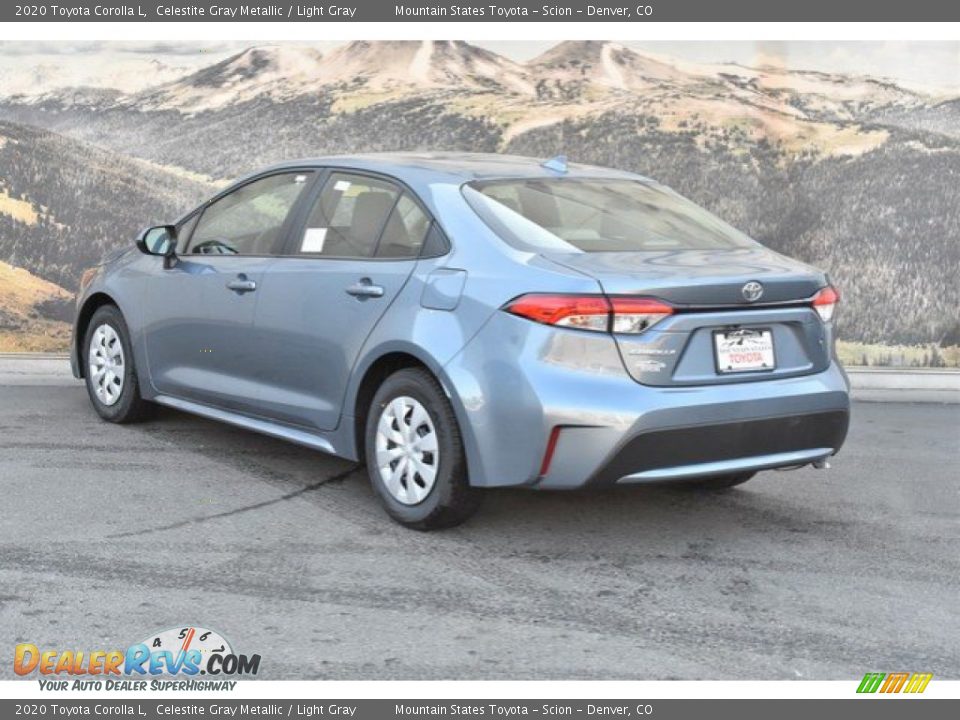 2020 Toyota Corolla L Celestite Gray Metallic / Light Gray Photo #3
