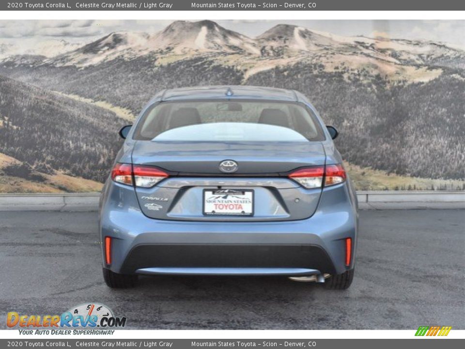 2020 Toyota Corolla L Celestite Gray Metallic / Light Gray Photo #4