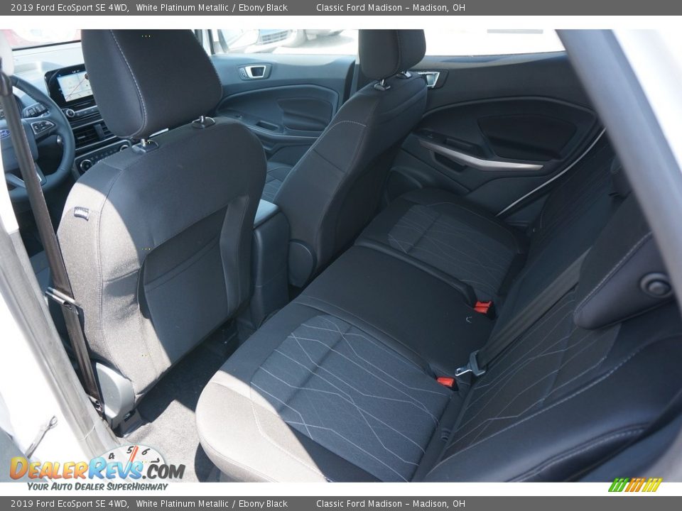 2019 Ford EcoSport SE 4WD White Platinum Metallic / Ebony Black Photo #5