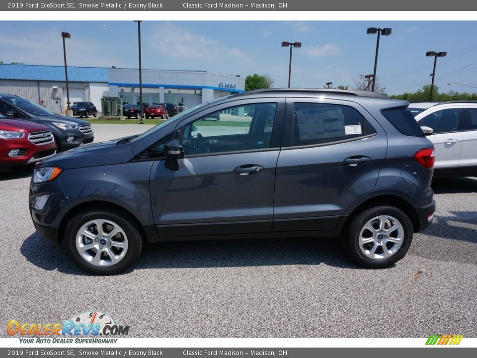 2019 Ford EcoSport SE Smoke Metallic / Ebony Black Photo #2