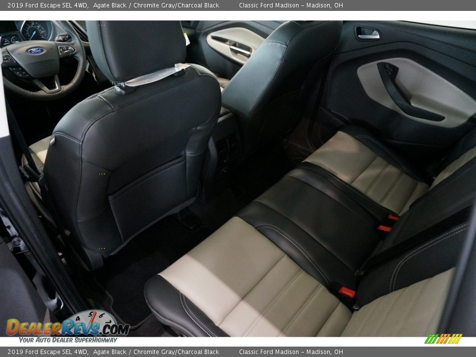 2019 Ford Escape SEL 4WD Agate Black / Chromite Gray/Charcoal Black Photo #5