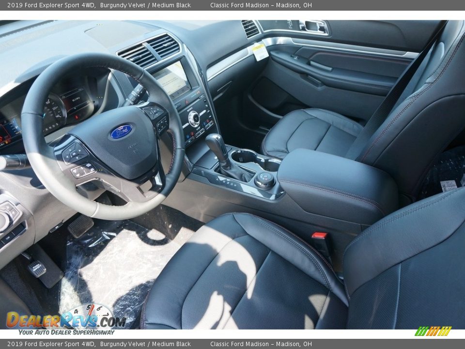 2019 Ford Explorer Sport 4WD Burgundy Velvet / Medium Black Photo #4