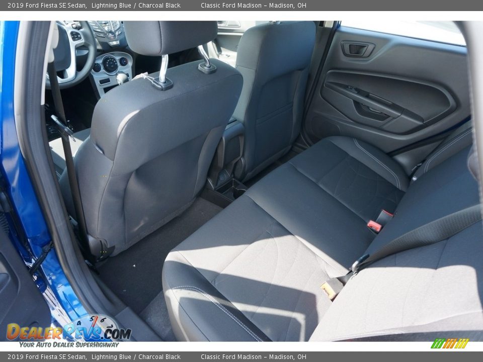 2019 Ford Fiesta SE Sedan Lightning Blue / Charcoal Black Photo #5