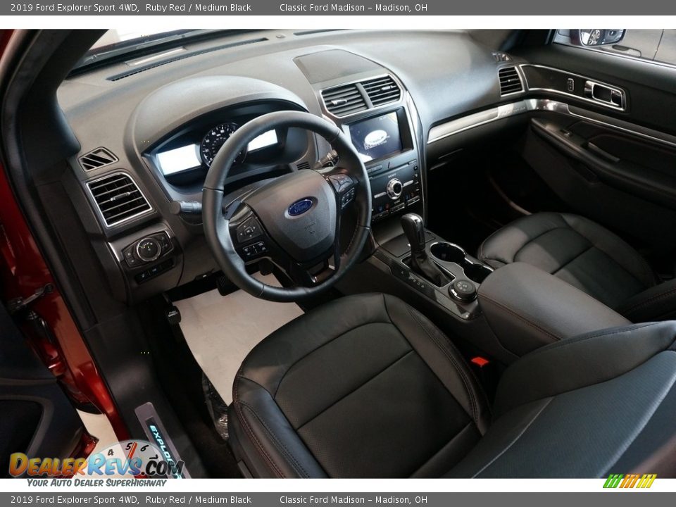 2019 Ford Explorer Sport 4WD Ruby Red / Medium Black Photo #4