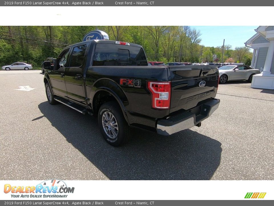 2019 Ford F150 Lariat SuperCrew 4x4 Agate Black / Black Photo #5