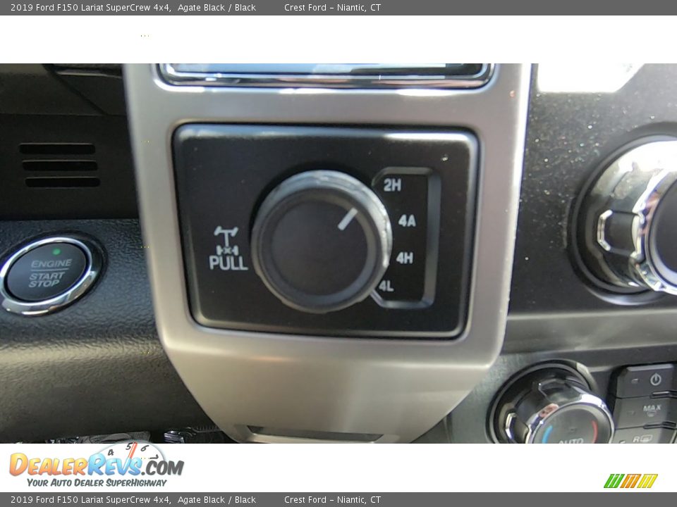2019 Ford F150 Lariat SuperCrew 4x4 Agate Black / Black Photo #16