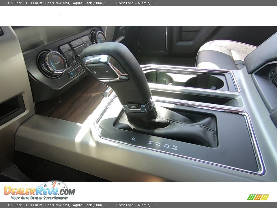 2019 Ford F150 Lariat SuperCrew 4x4 Agate Black / Black Photo #17