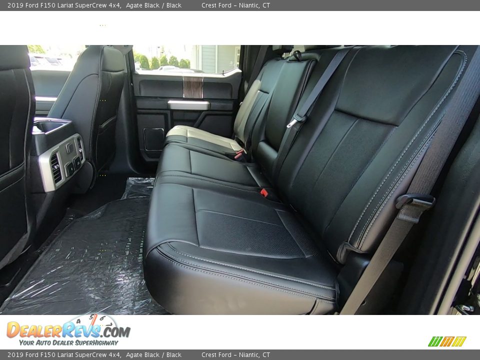 2019 Ford F150 Lariat SuperCrew 4x4 Agate Black / Black Photo #18
