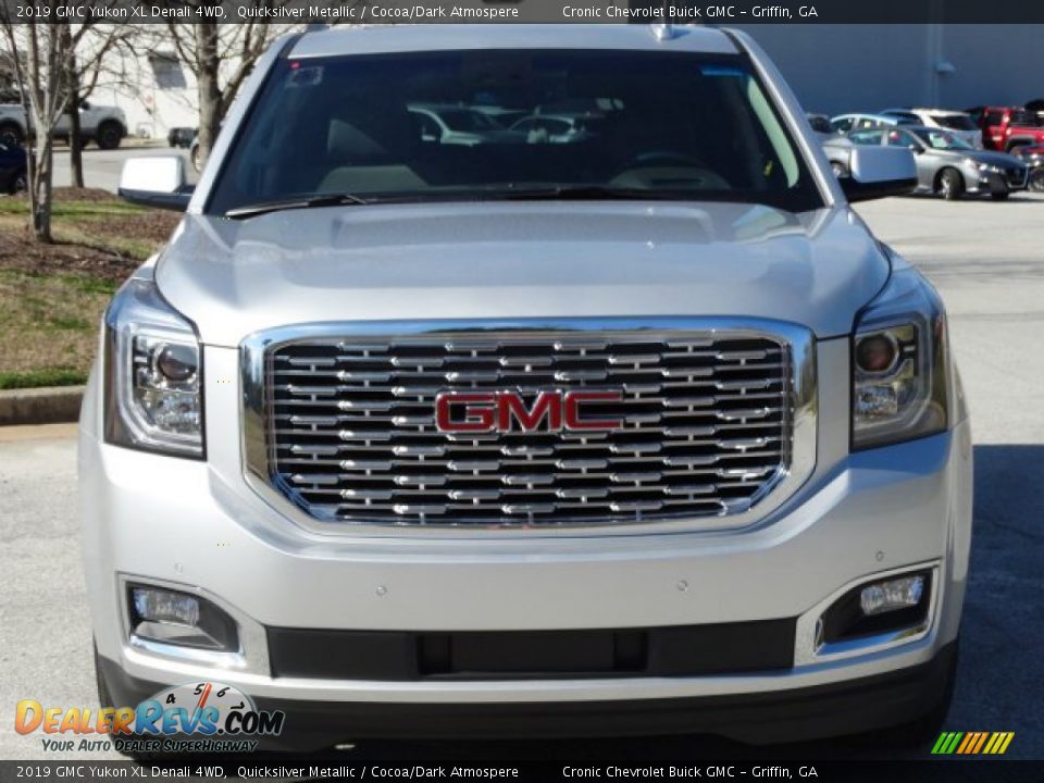 2019 GMC Yukon XL Denali 4WD Quicksilver Metallic / Cocoa/Dark Atmospere Photo #4