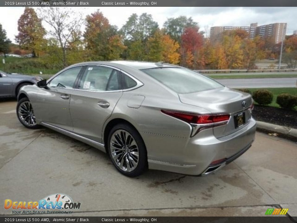 2019 Lexus LS 500 AWD Atomic Silver / Black Photo #4