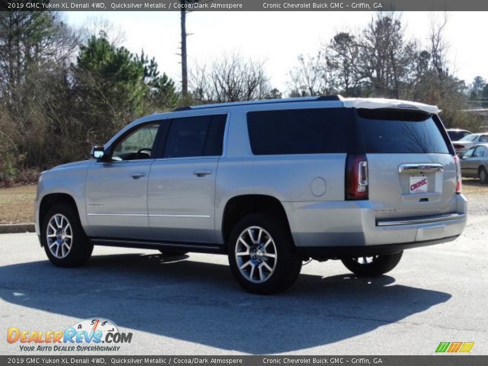 2019 GMC Yukon XL Denali 4WD Quicksilver Metallic / Cocoa/Dark Atmospere Photo #6