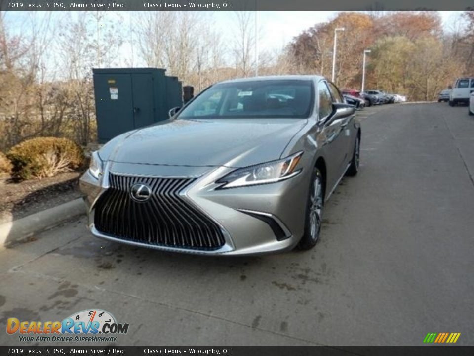 2019 Lexus ES 350 Atomic Silver / Red Photo #1