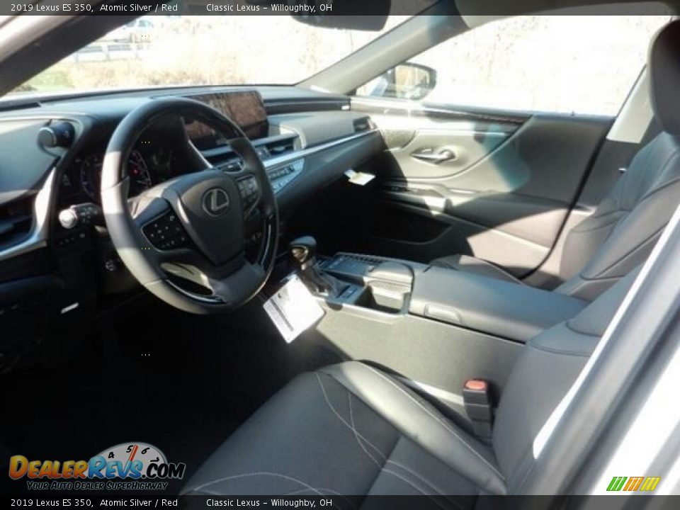 2019 Lexus ES 350 Atomic Silver / Red Photo #2