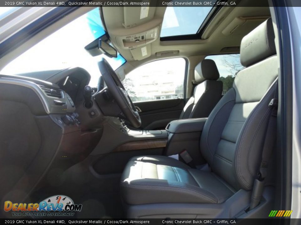 2019 GMC Yukon XL Denali 4WD Quicksilver Metallic / Cocoa/Dark Atmospere Photo #14