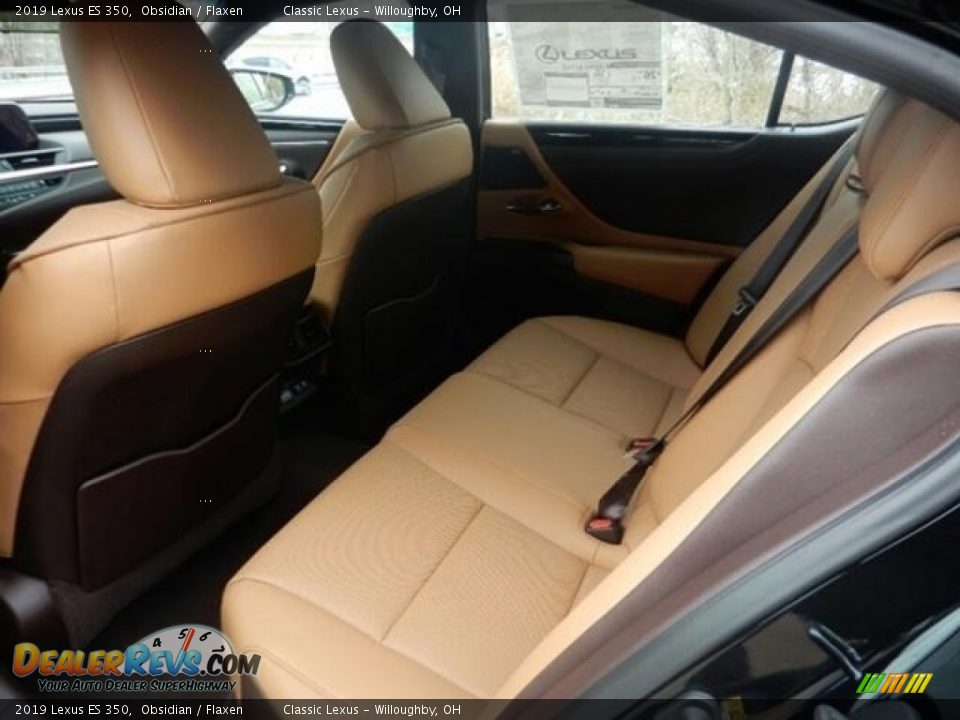 2019 Lexus ES 350 Obsidian / Flaxen Photo #3