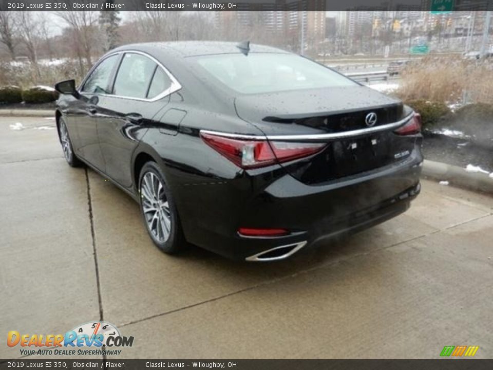 2019 Lexus ES 350 Obsidian / Flaxen Photo #4