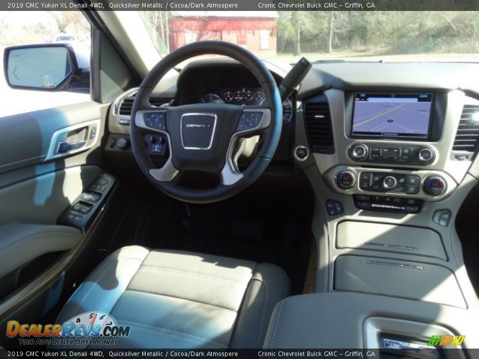2019 GMC Yukon XL Denali 4WD Quicksilver Metallic / Cocoa/Dark Atmospere Photo #32