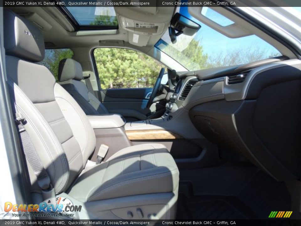2019 GMC Yukon XL Denali 4WD Quicksilver Metallic / Cocoa/Dark Atmospere Photo #35
