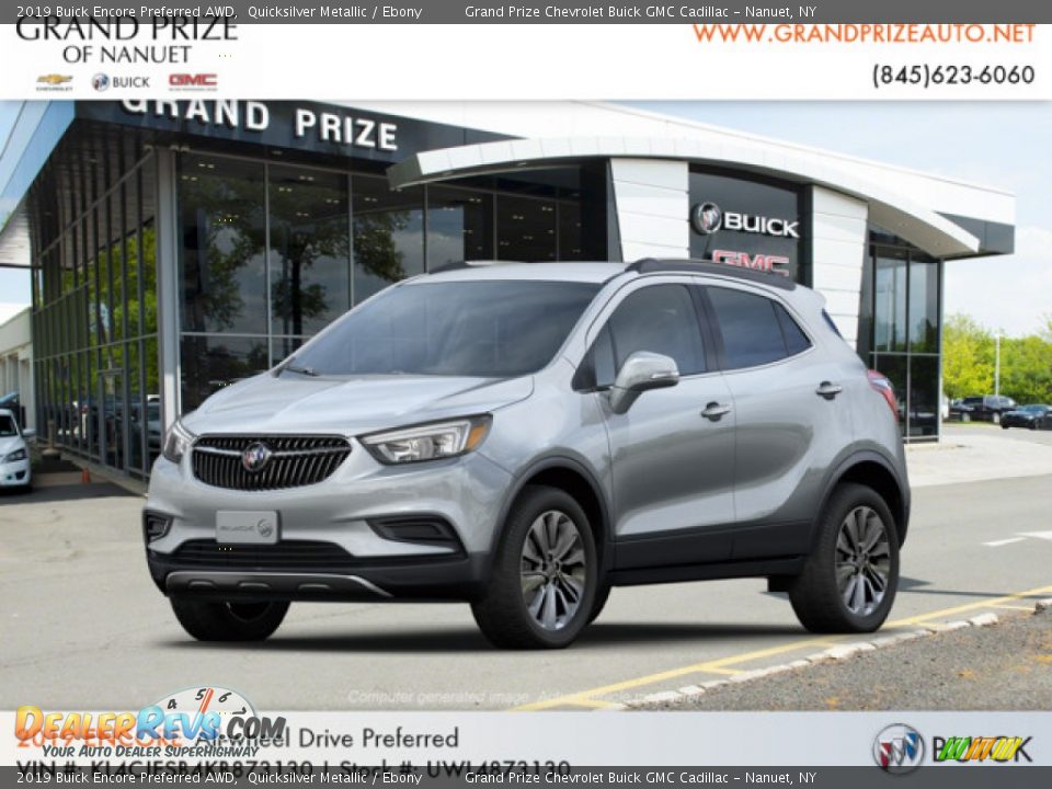 2019 Buick Encore Preferred AWD Quicksilver Metallic / Ebony Photo #1