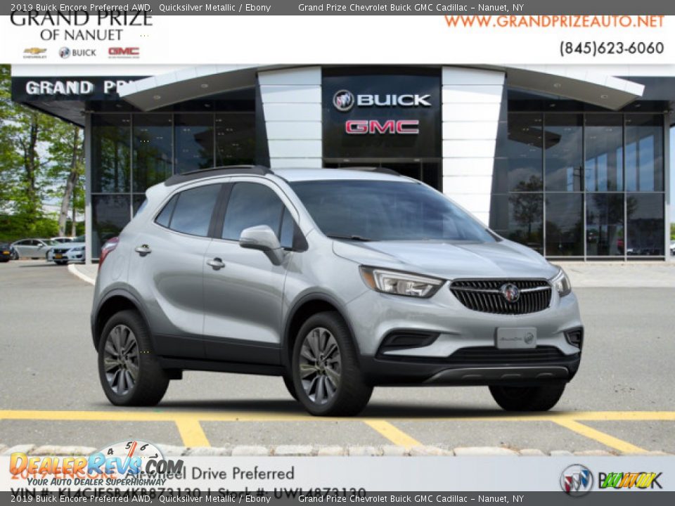 2019 Buick Encore Preferred AWD Quicksilver Metallic / Ebony Photo #4