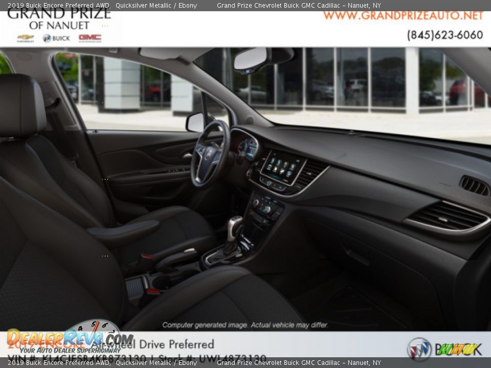 2019 Buick Encore Preferred AWD Quicksilver Metallic / Ebony Photo #6