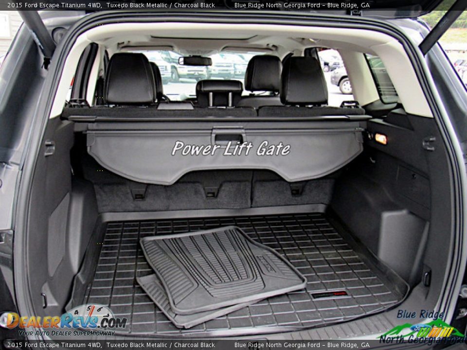 2015 Ford Escape Titanium 4WD Tuxedo Black Metallic / Charcoal Black Photo #13