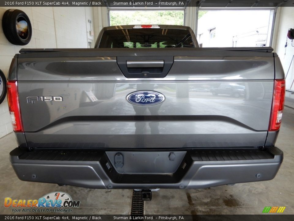 2016 Ford F150 XLT SuperCab 4x4 Magnetic / Black Photo #6