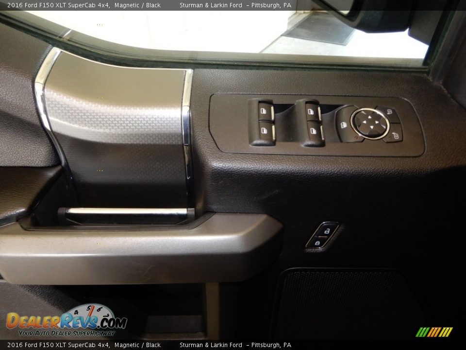 2016 Ford F150 XLT SuperCab 4x4 Magnetic / Black Photo #18