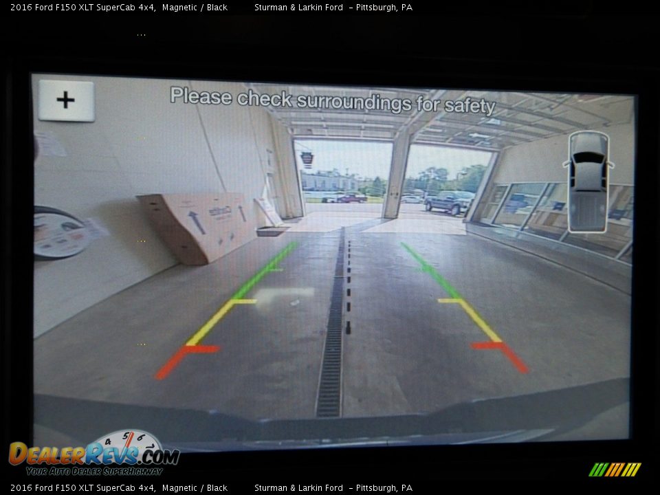 2016 Ford F150 XLT SuperCab 4x4 Magnetic / Black Photo #23